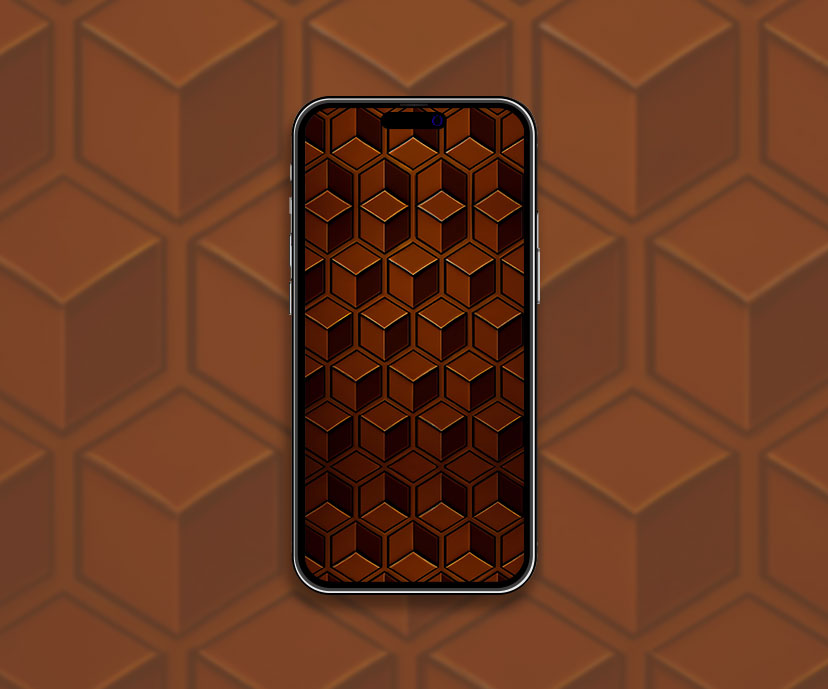 pattern blocks brown wallpapers collection