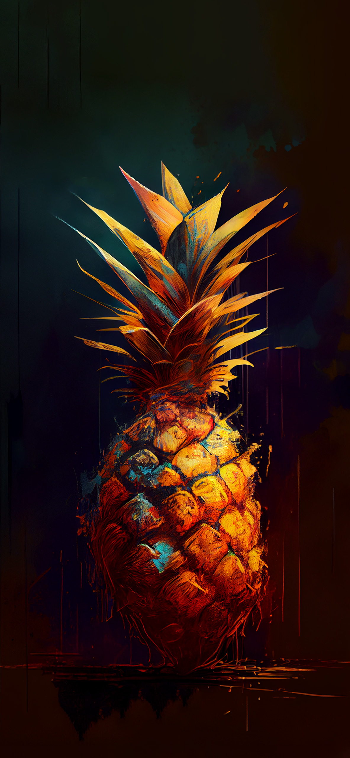 pineapple art wallpaper
