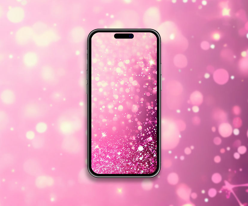 pink glitter with blur wallpapers collection