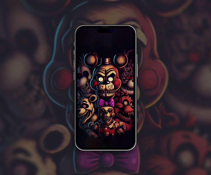 scary fnaf art wallpapers collection