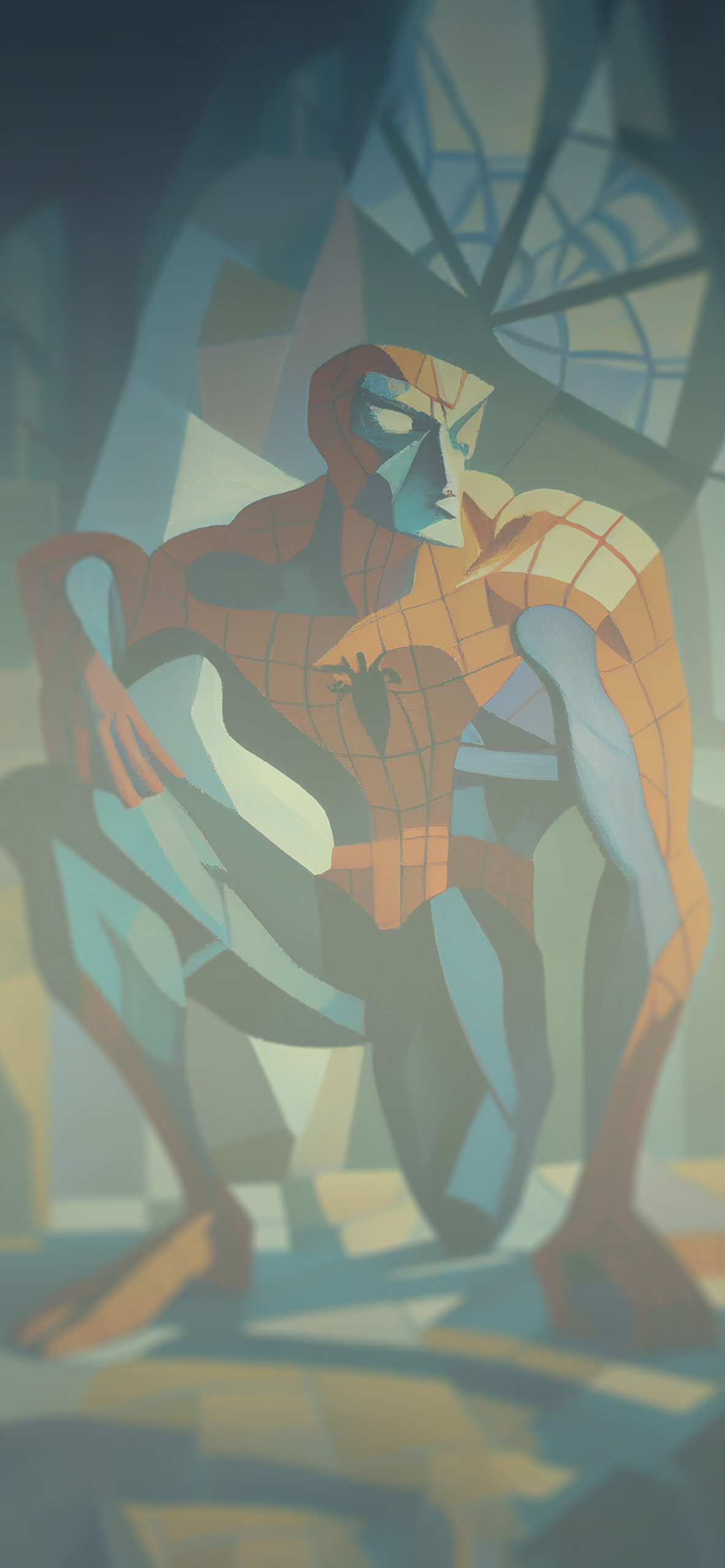 spider man pablo picasso art background