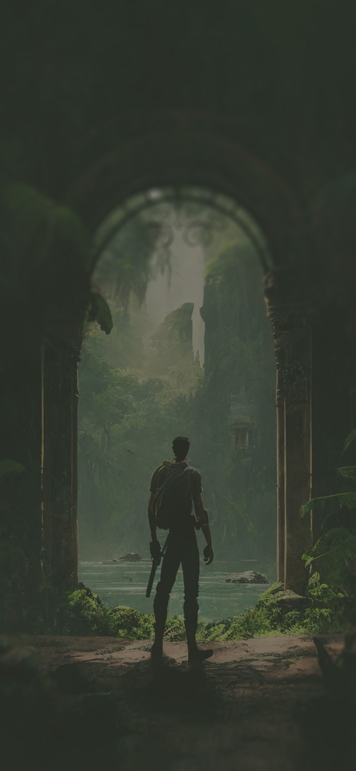 uncharted nathan drake jungle city background