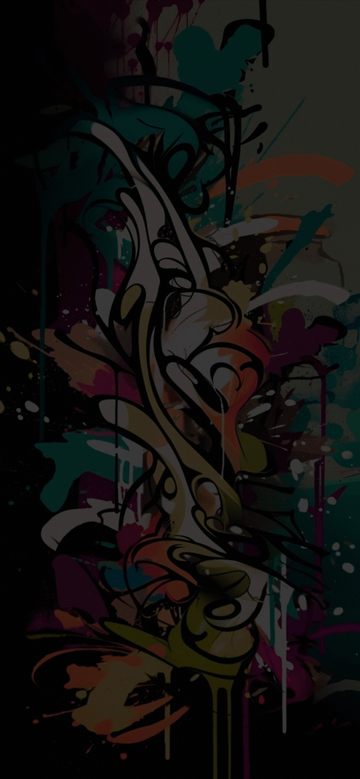 abstract graffiti background
