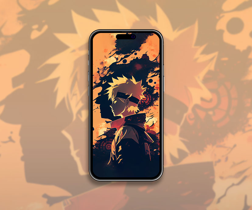 aesthetic naruto orange wallpapers collection
