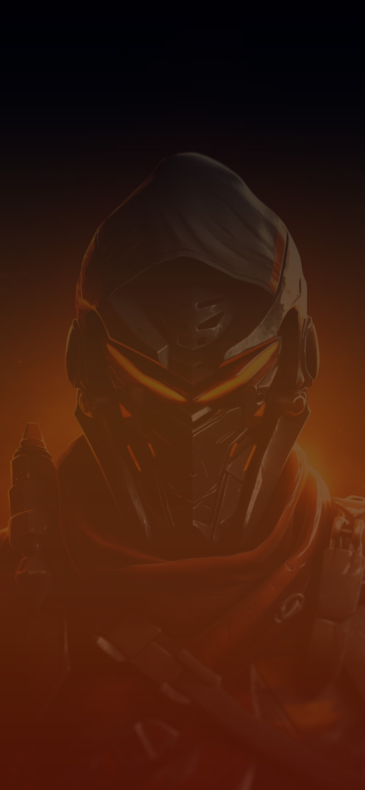 fortnite warrior orange background