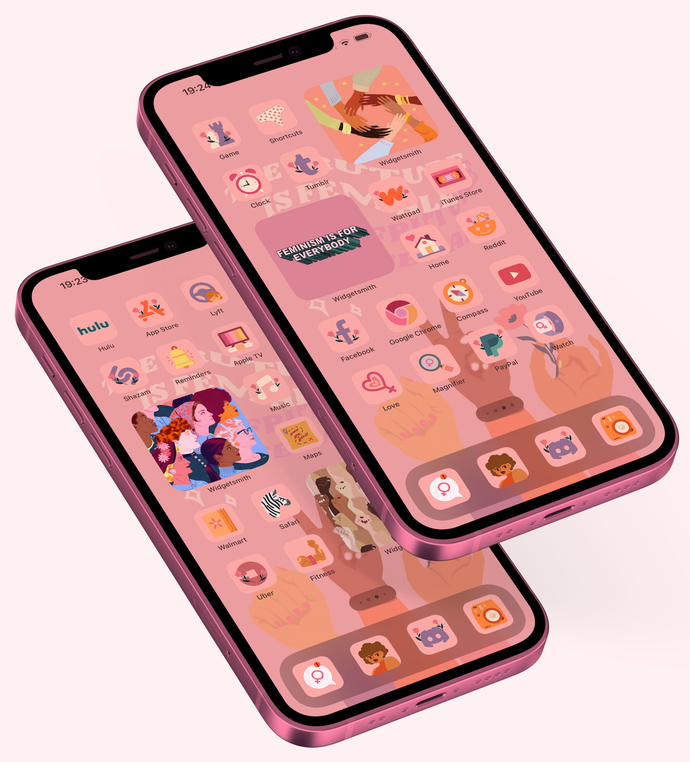 girl power app icons pack preview 1