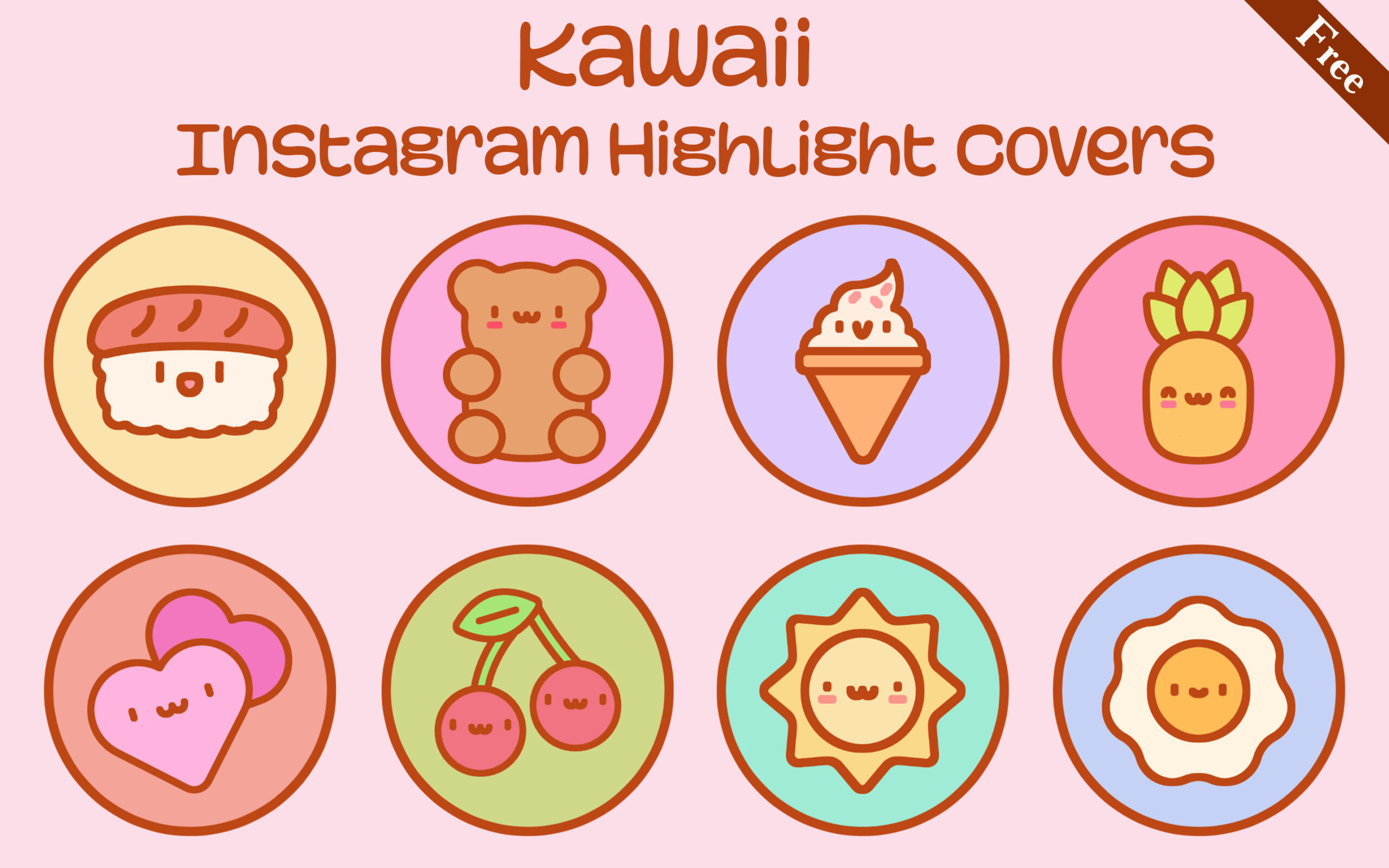 kawaii instagram highlight covers 1