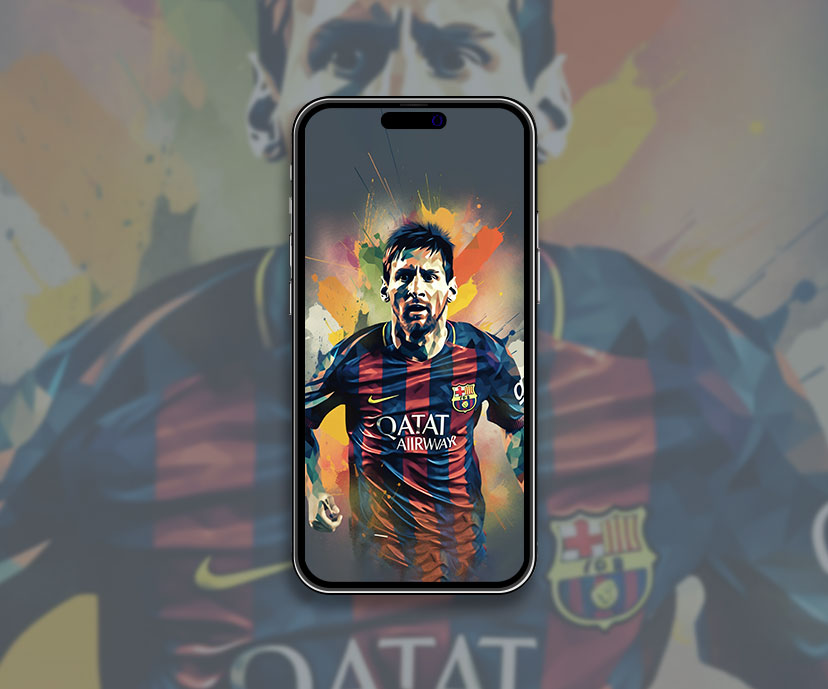 lionel messi art wallpapers collection