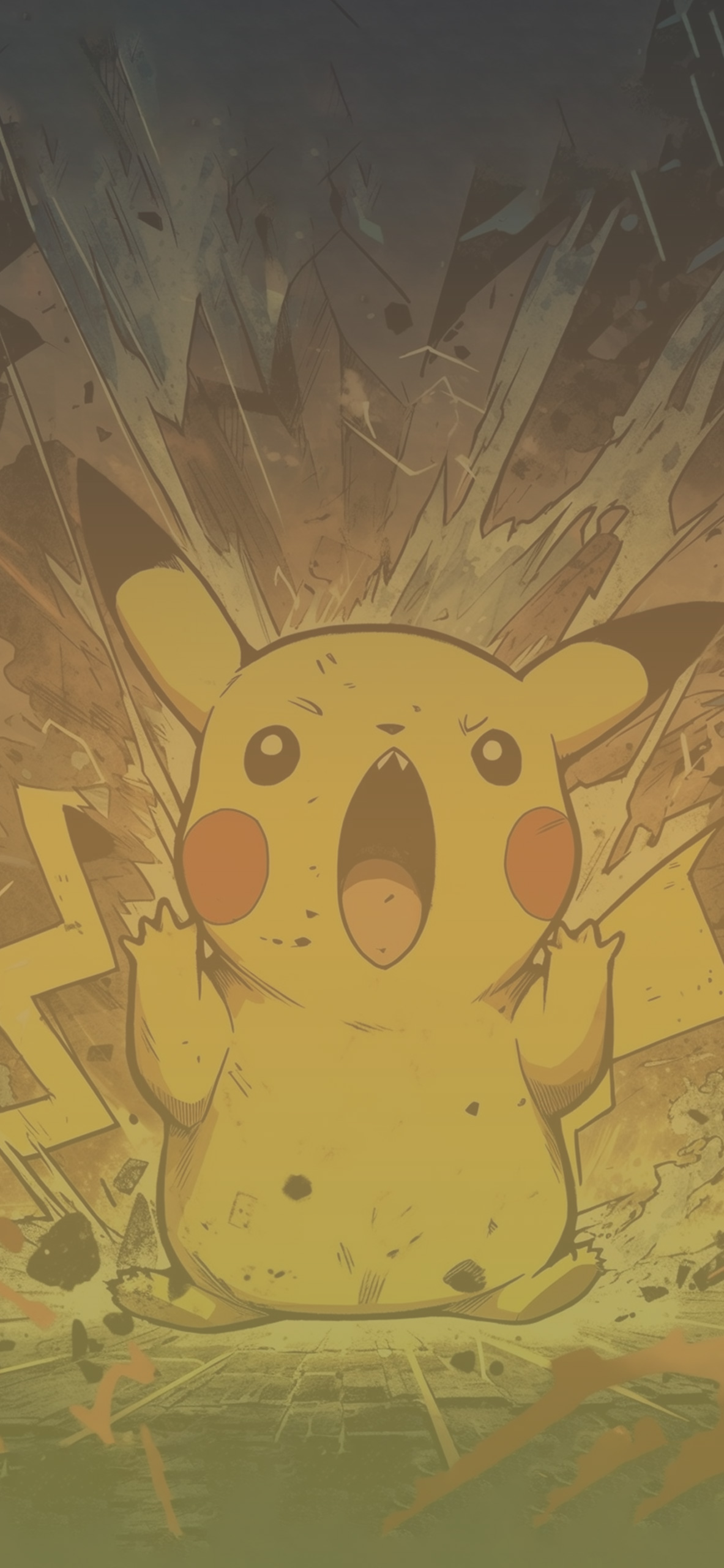 pokemon angry pikachu background