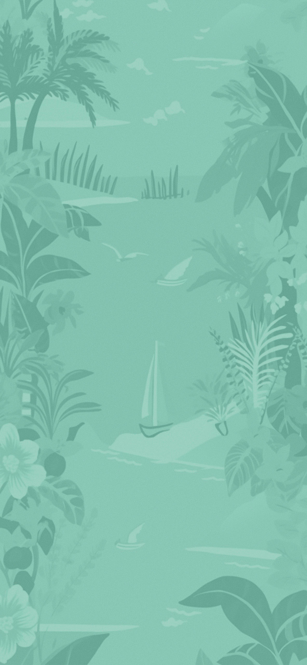 Leaves Sea Green Wallpaper – Nirmals Furnishings