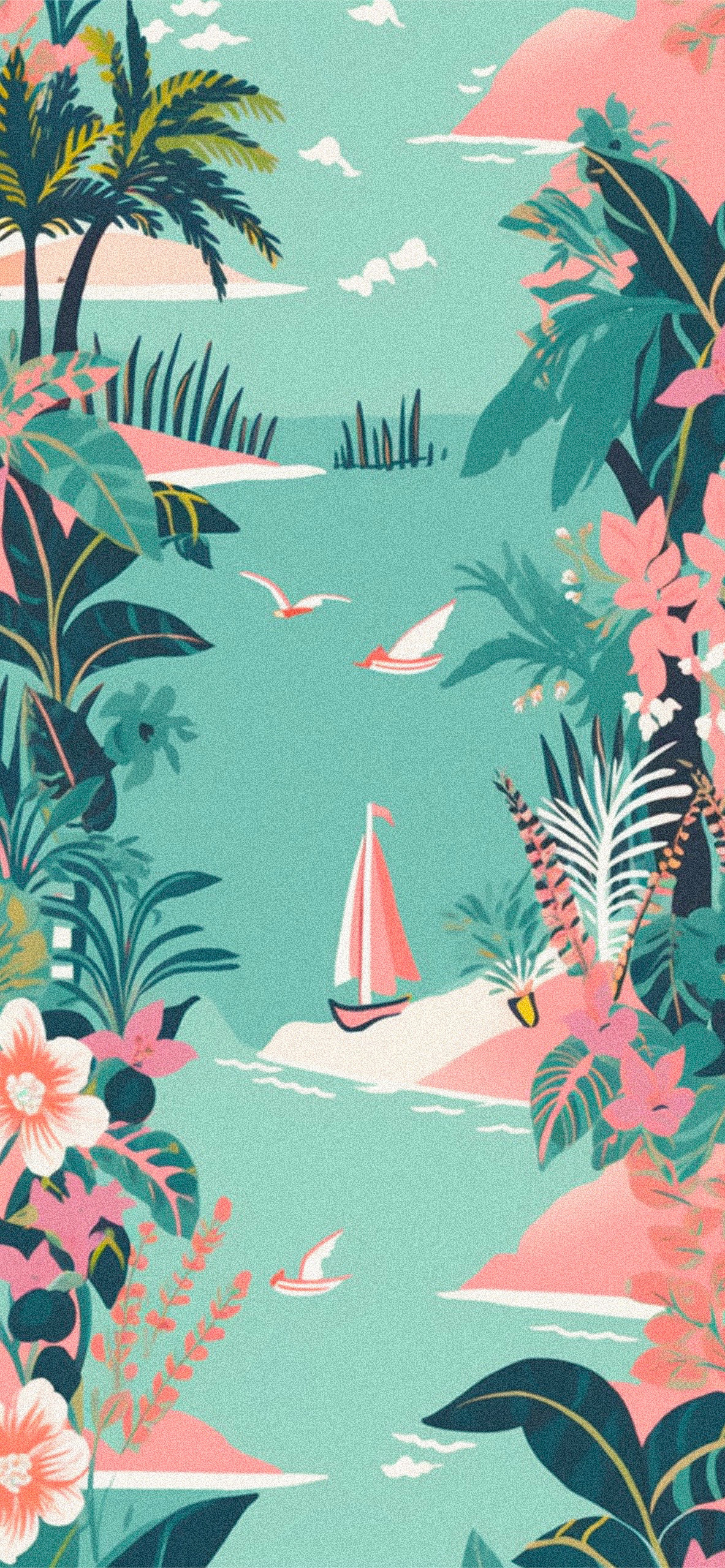 44 Tropical Preppy Summer Wallpapers  WallpaperSafari