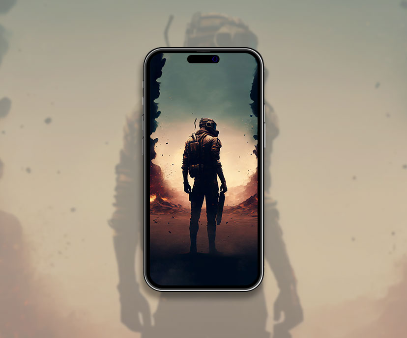 pubg warrior art wallpapers collection