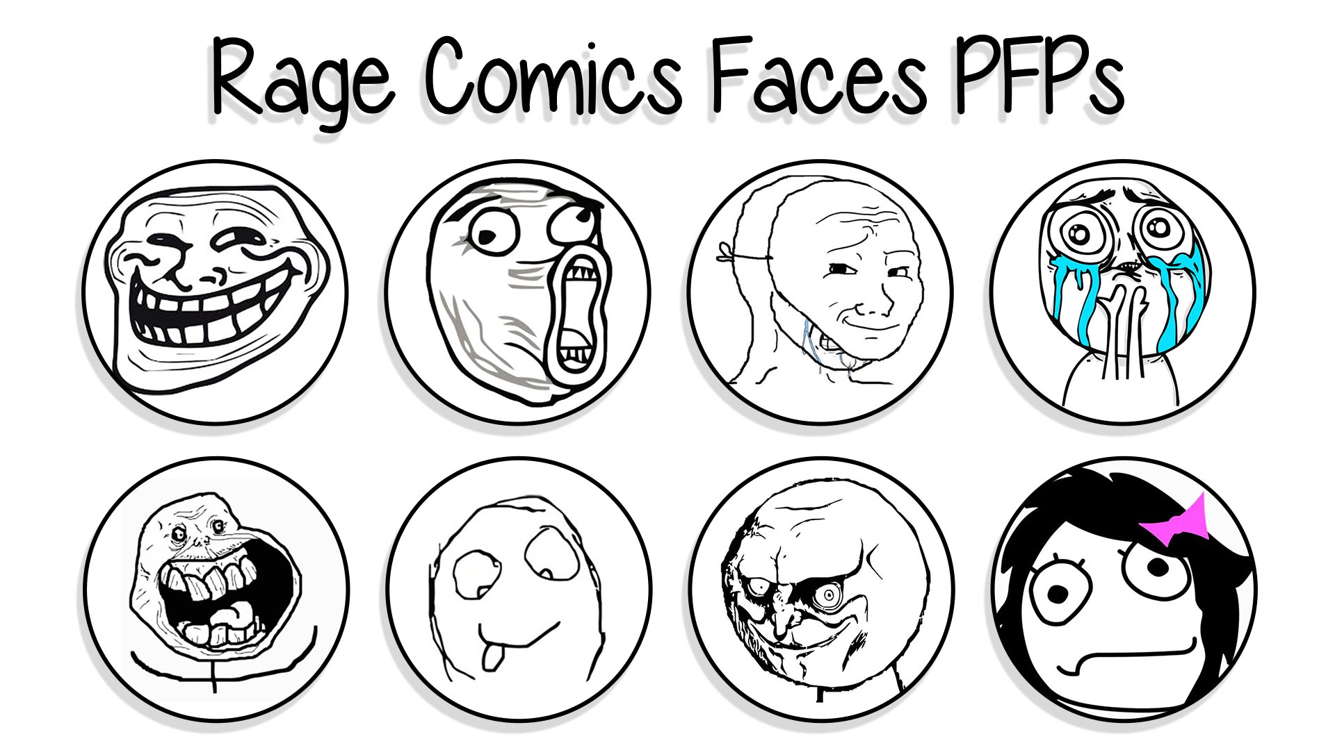 rage comics faces pfps