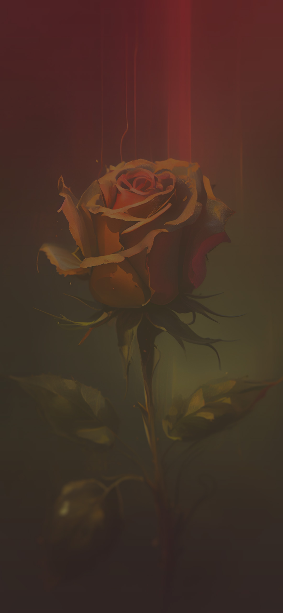 rose art background