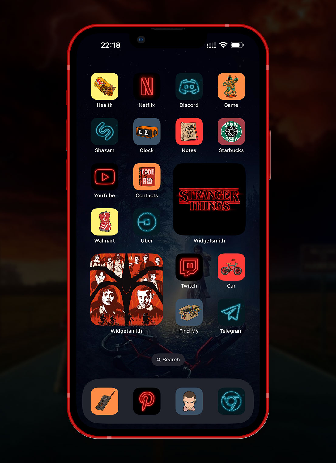 stranger things app icons pack preview 3