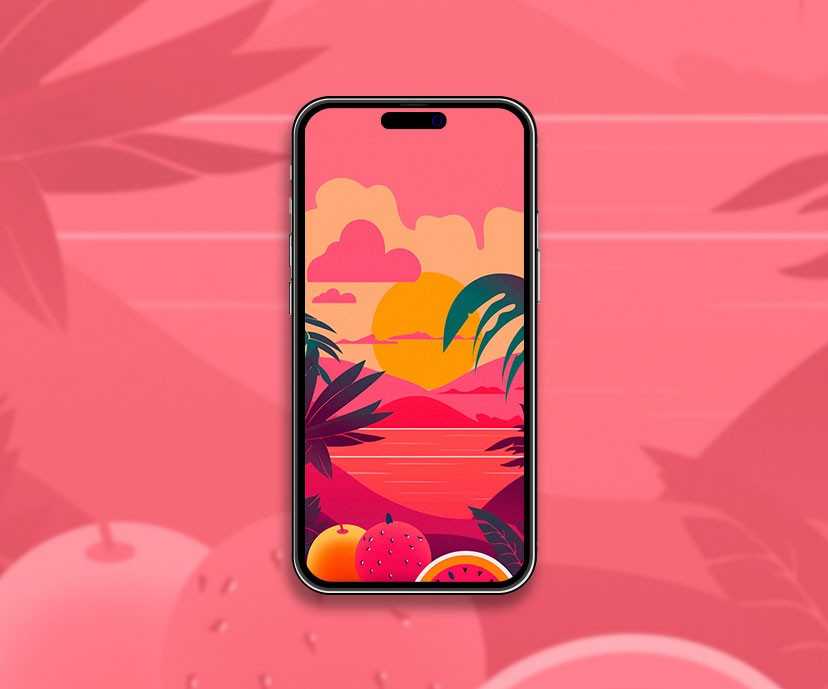 summer aesthetic pink wallpapers collection