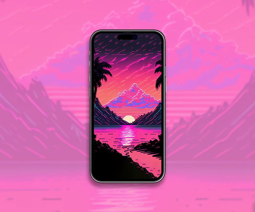 vaporwave sunset gulf wallpapers collection