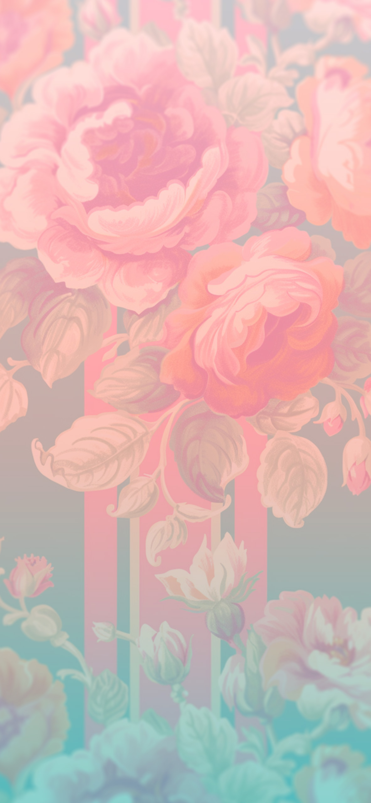 vintage floral preppy background