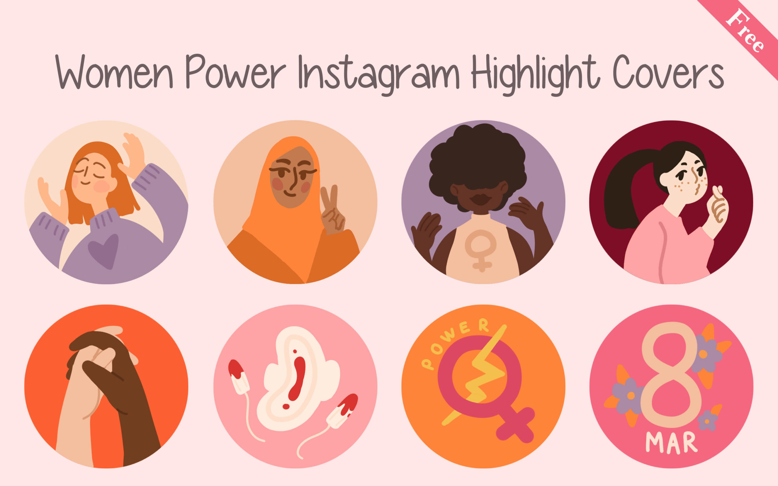 women power instagram highlight covers 1