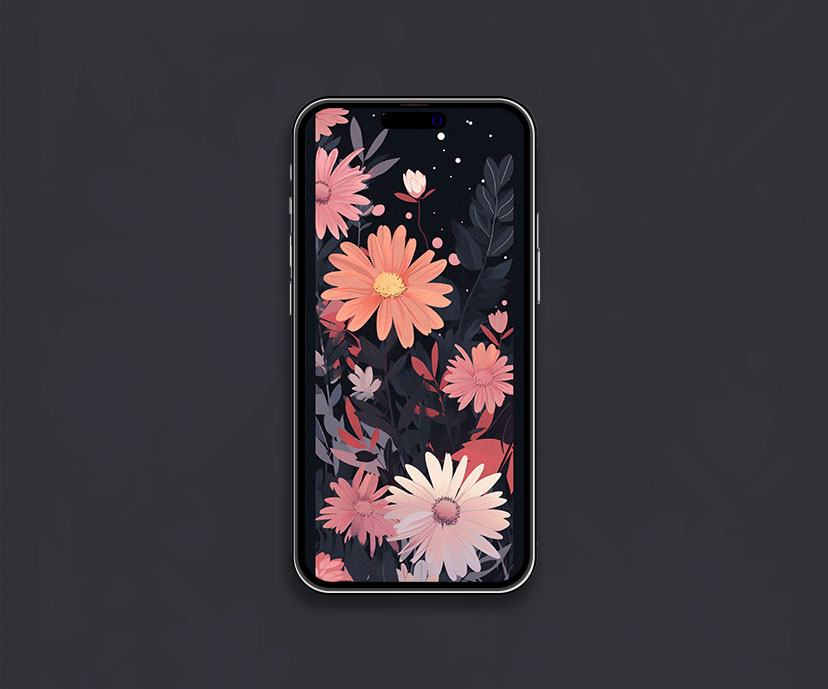 aesthetic flowers dark wallpapers collection