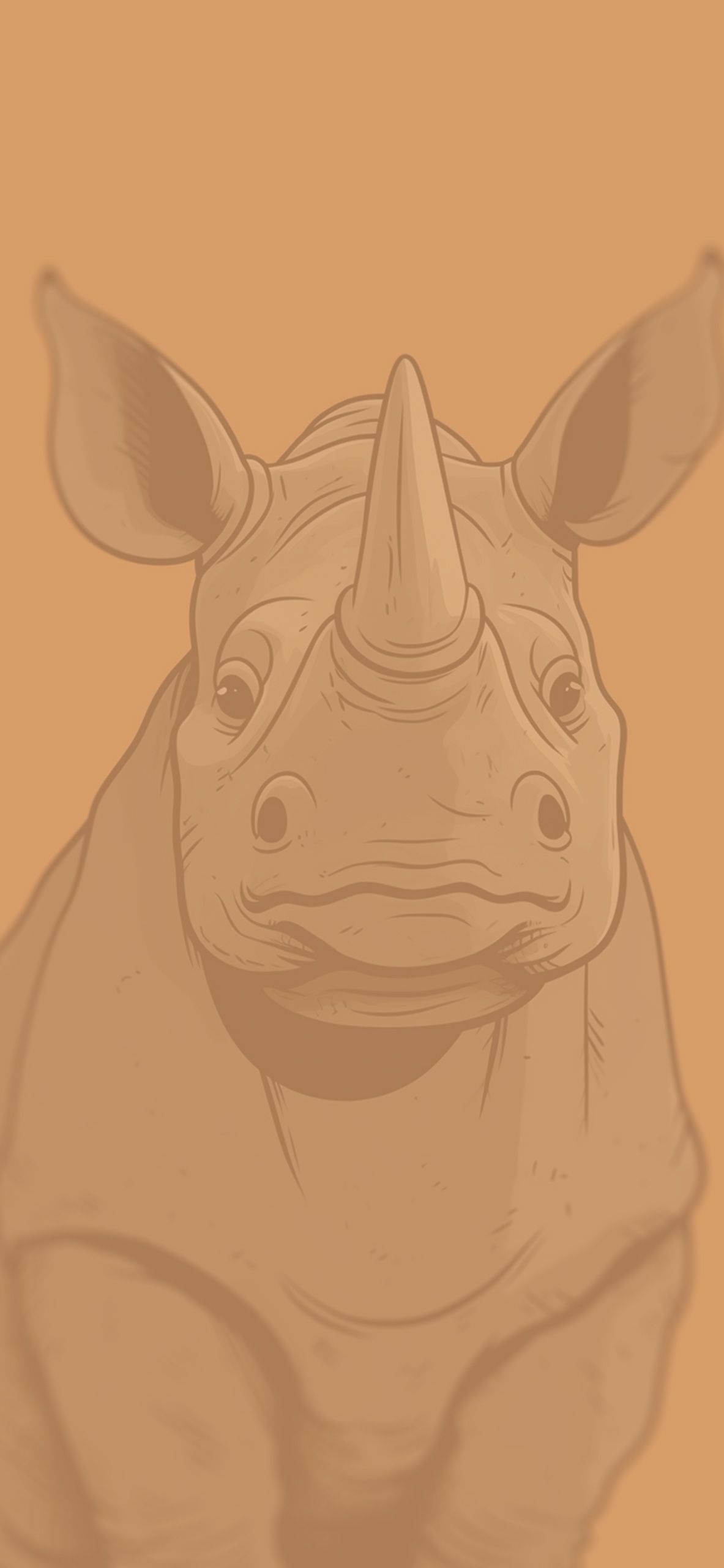 aesthetic rhino brown background