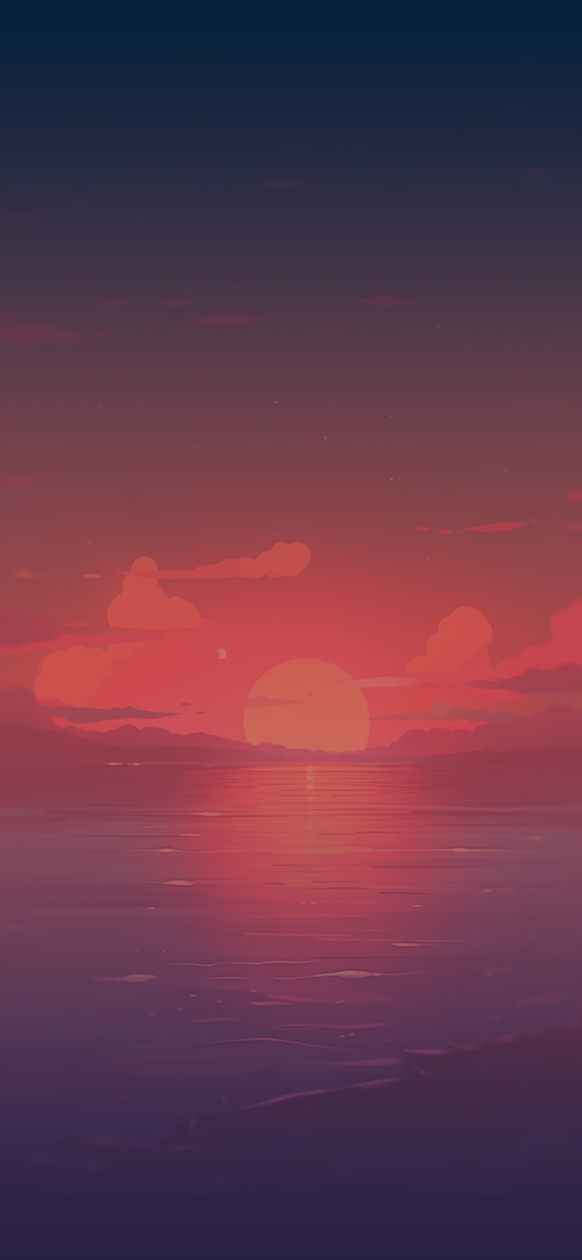 beautiful sunset sea background