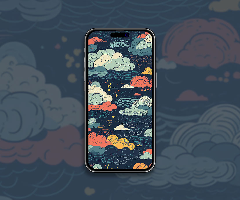 clouds pattern wallpapers collection