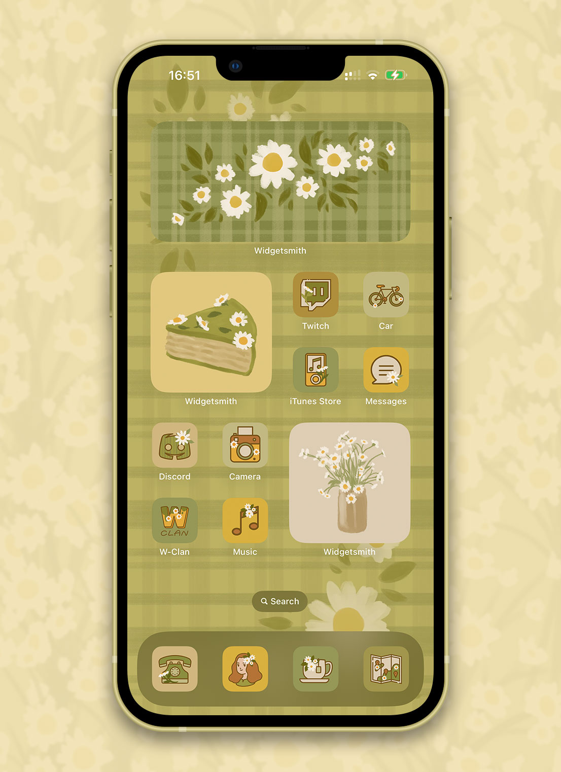daisy flower app icons pack preview 3
