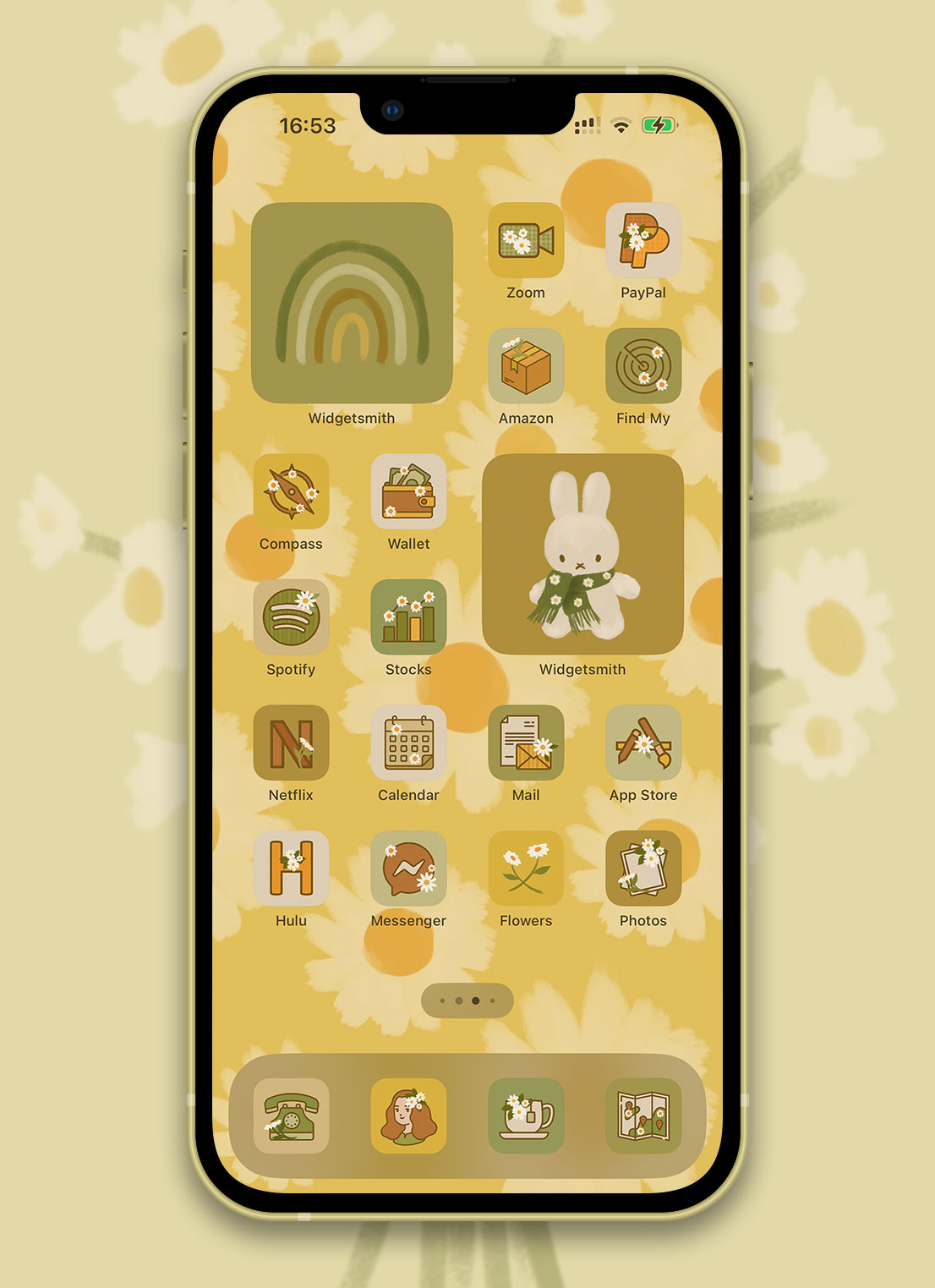 daisy flower app icons pack preview 4