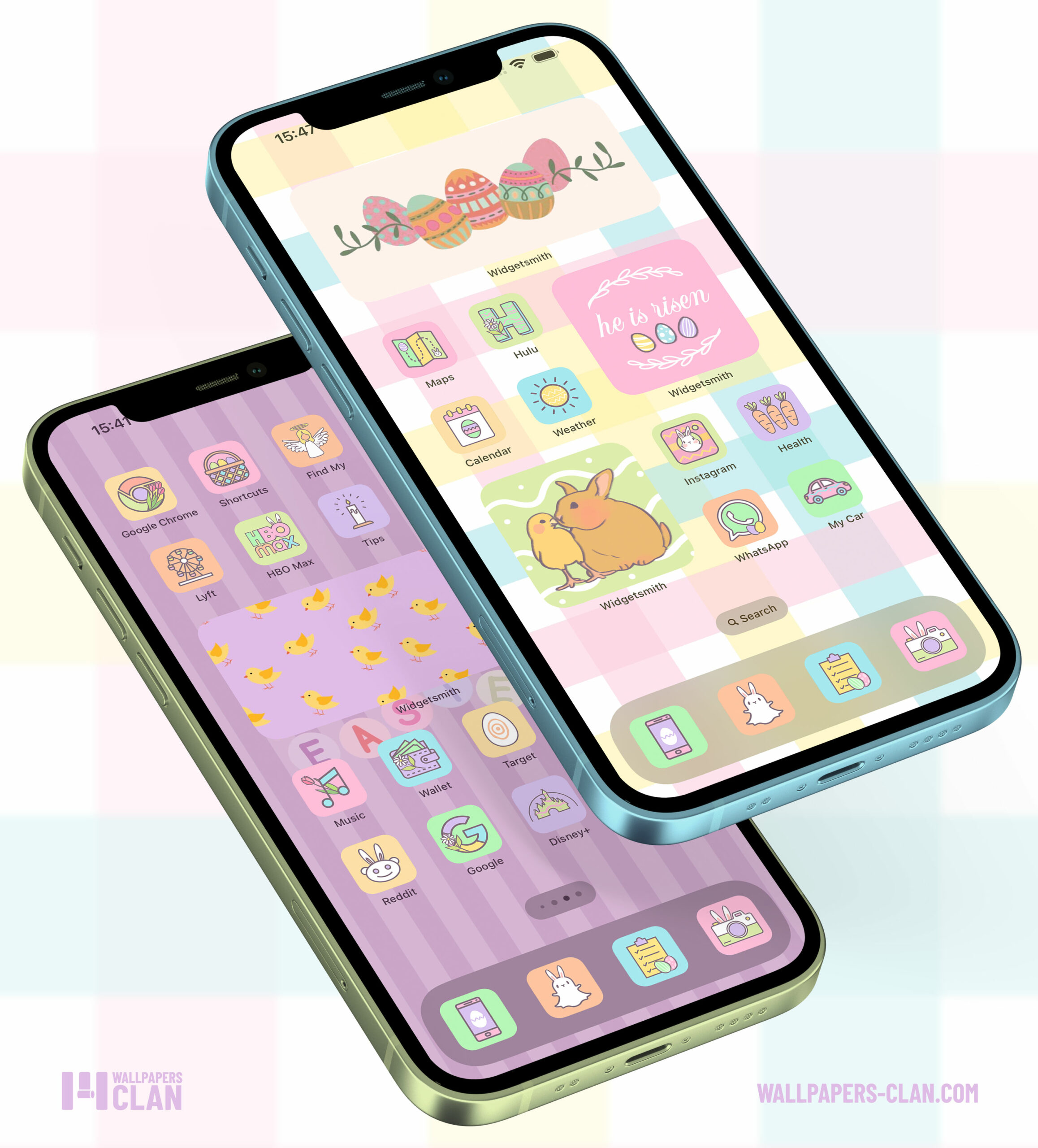 easter pastel app icons pack preview 1