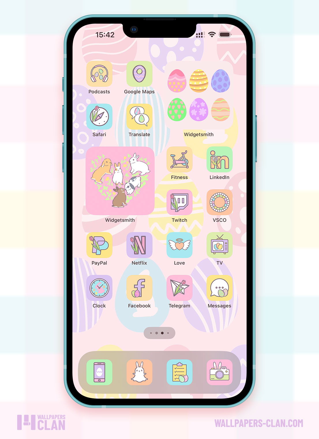 easter pastel app icons pack preview 4