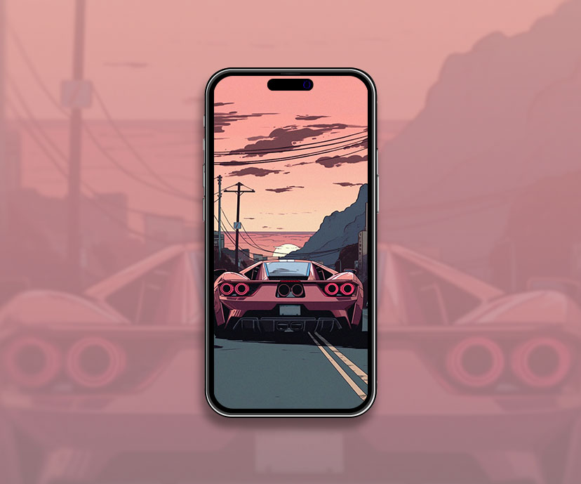 ford gt sunset wallpapers collection