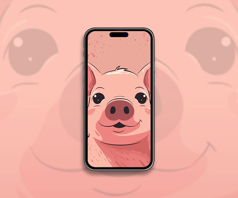 funny pig pink wallpapers collection