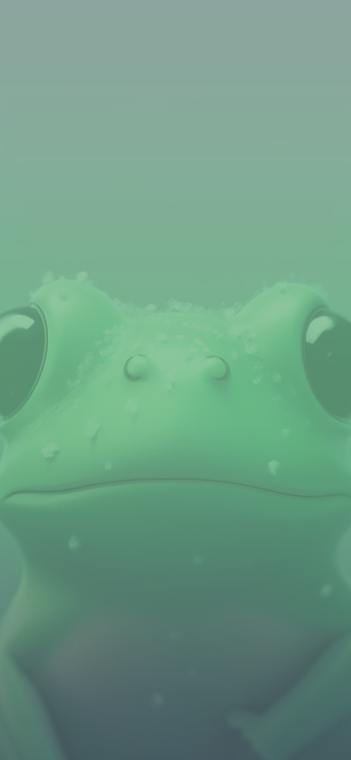 green frog aesthetic background