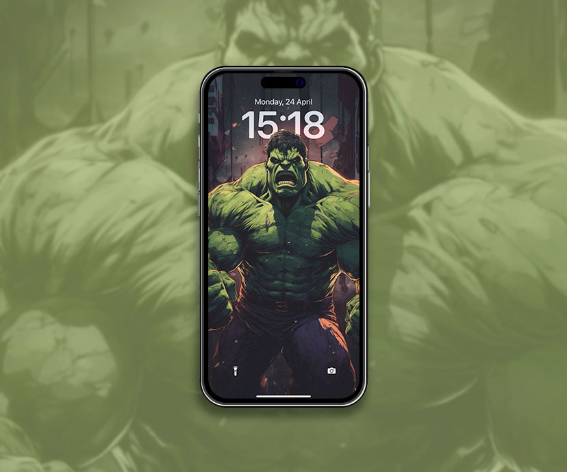 Colección de fondos de pantalla estéticos Hulk Rage