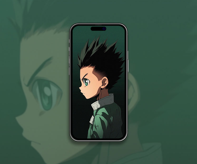 hunter x hunter gon freecss green wallpapers collection