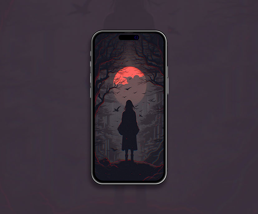 itachi in the forest aesthetic wallpapers collection