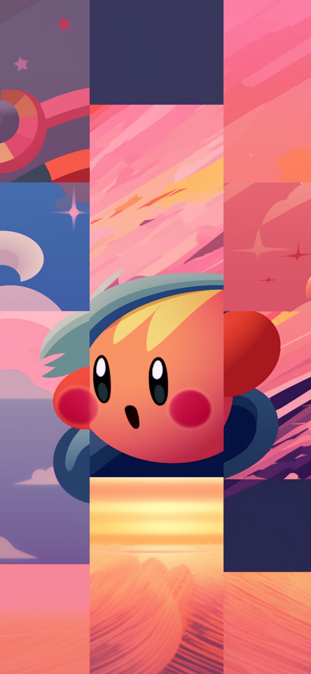 kirby abstract wallpaper