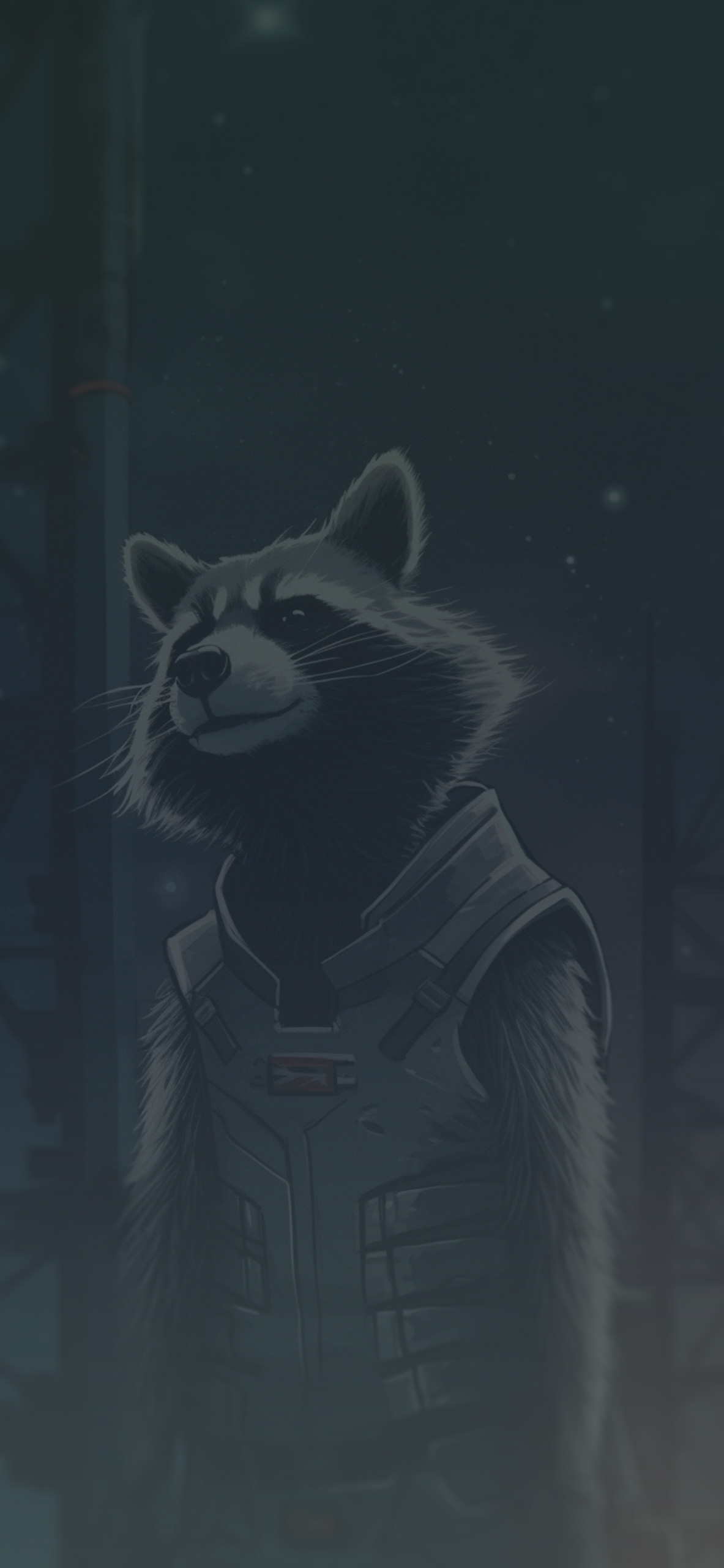 marvel rocket raccoon art background