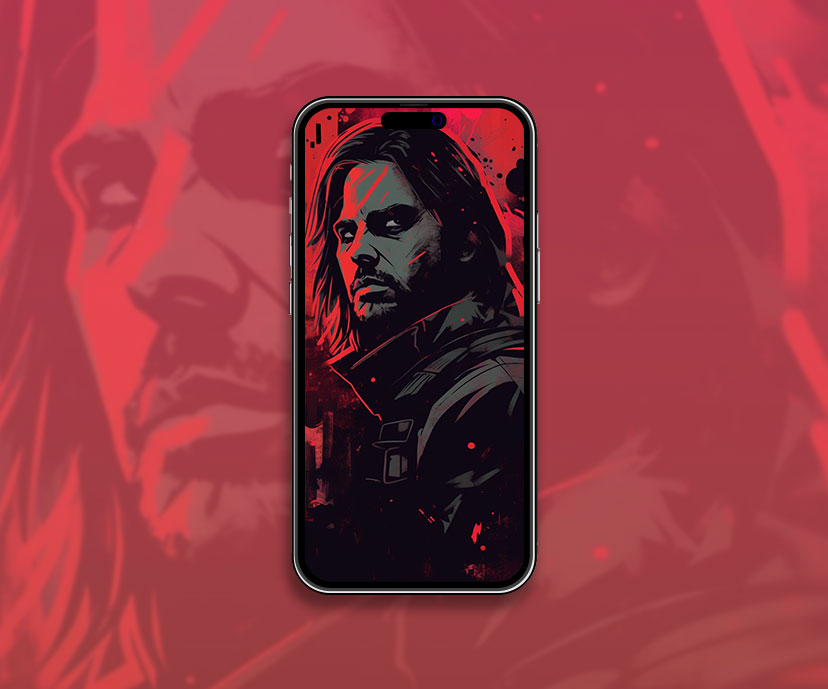 marvel winter soldier red wallpapers collection