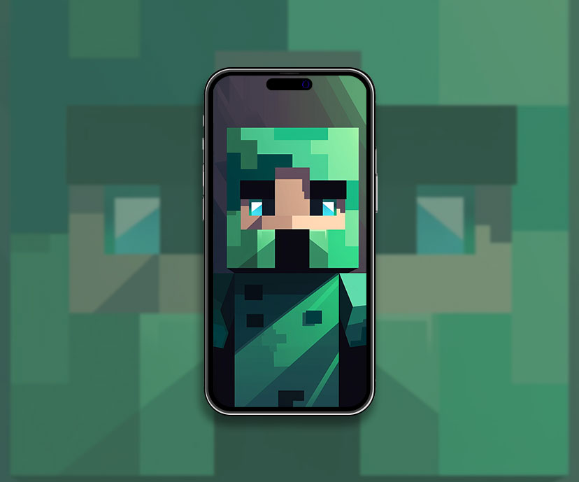 minecraft green man wallpapers collection