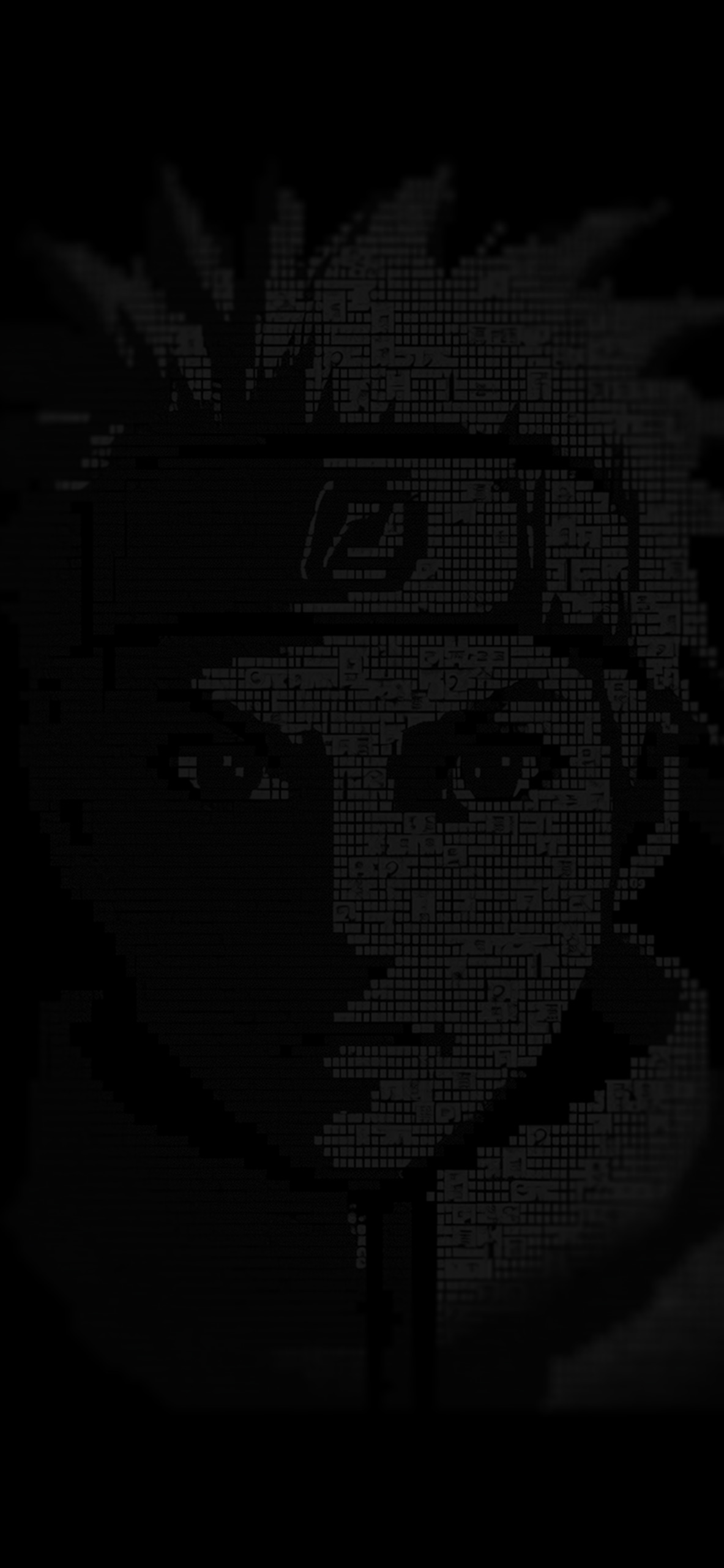 Naruto Neon, black, simple, anime, HD phone wallpaper | Peakpx