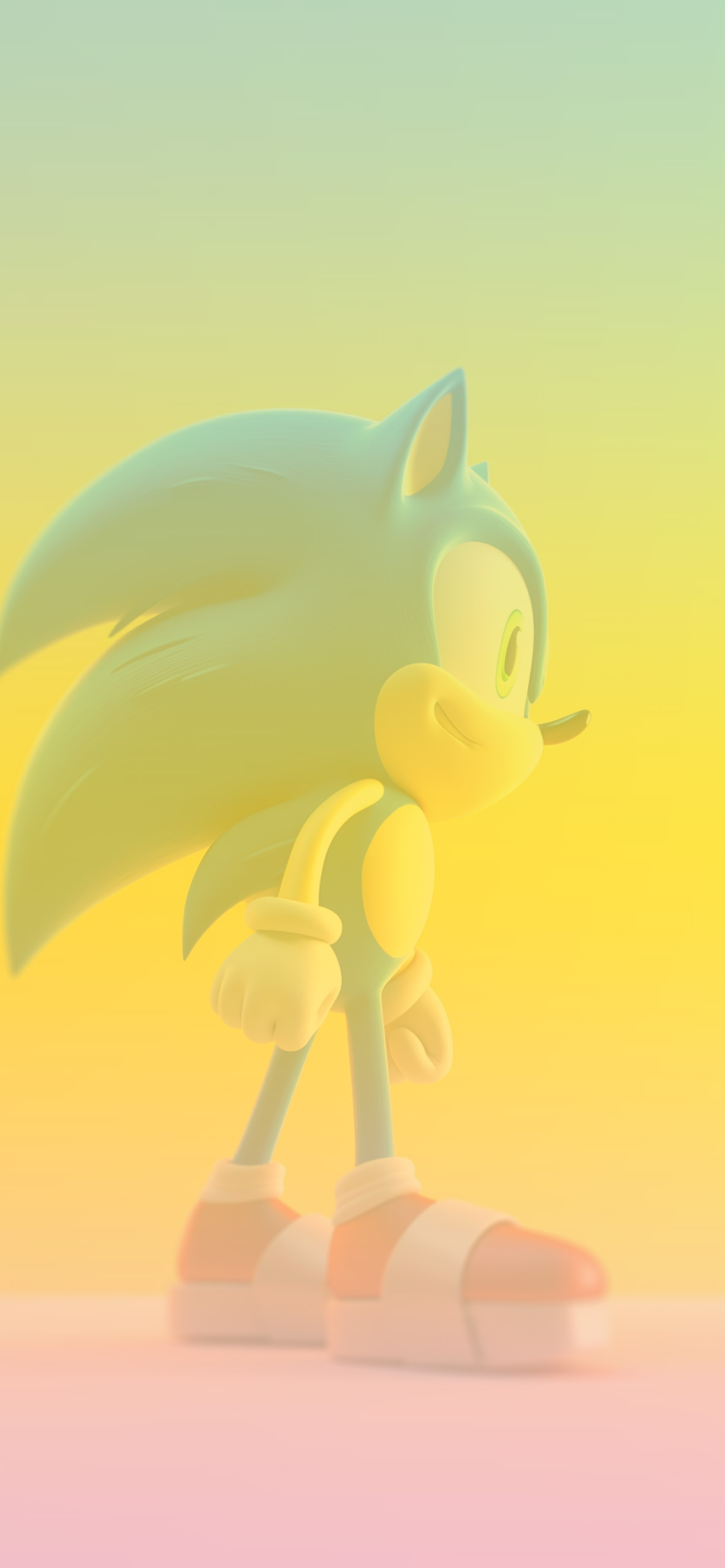 sonic the hedgehog yellow background