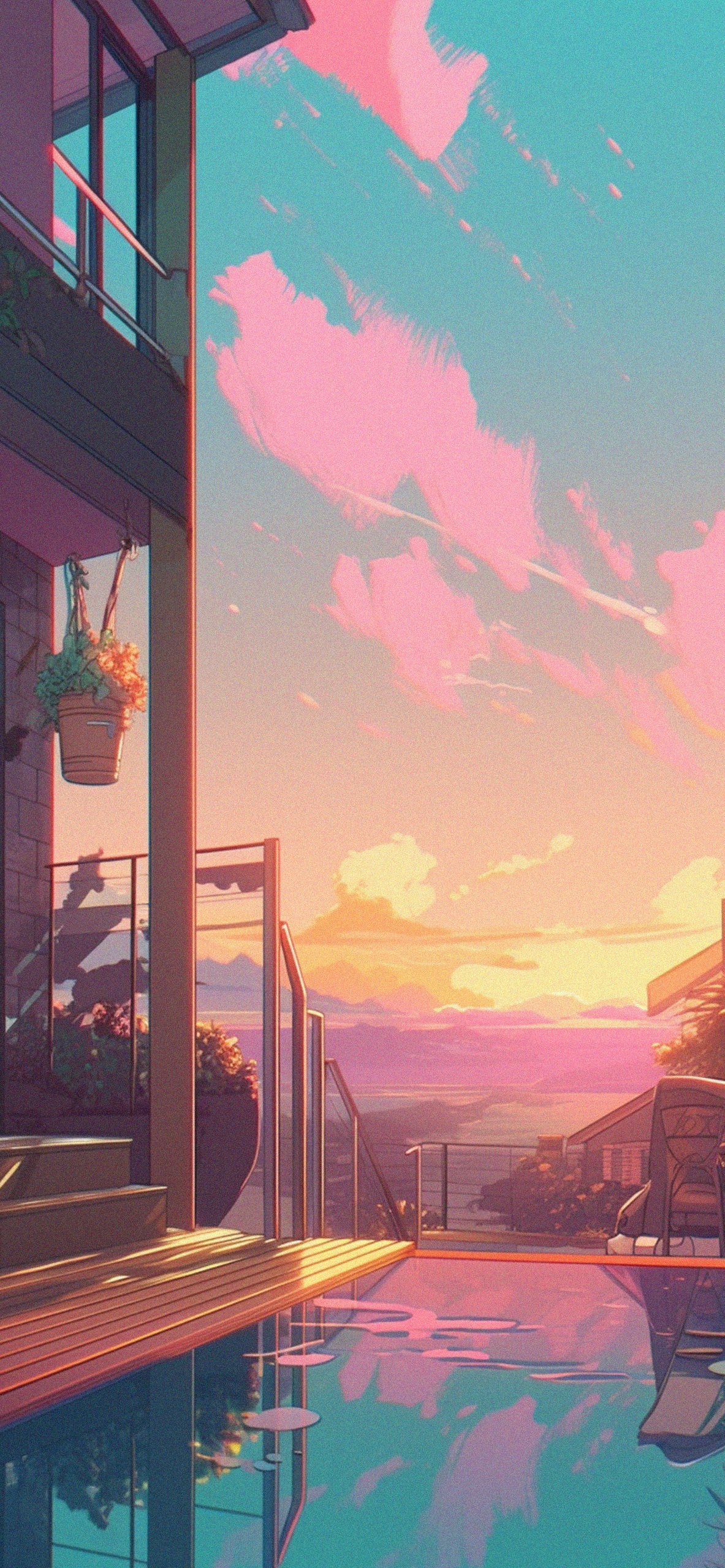 summer anime aesthetic wallpaper