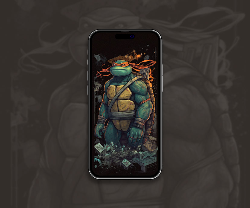 tmnt michelangelo classic wallpapers collection