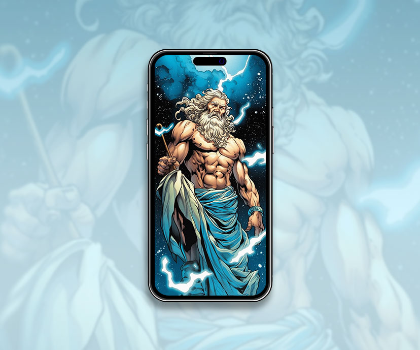 zeus lightning aesthetic wallpapers collection