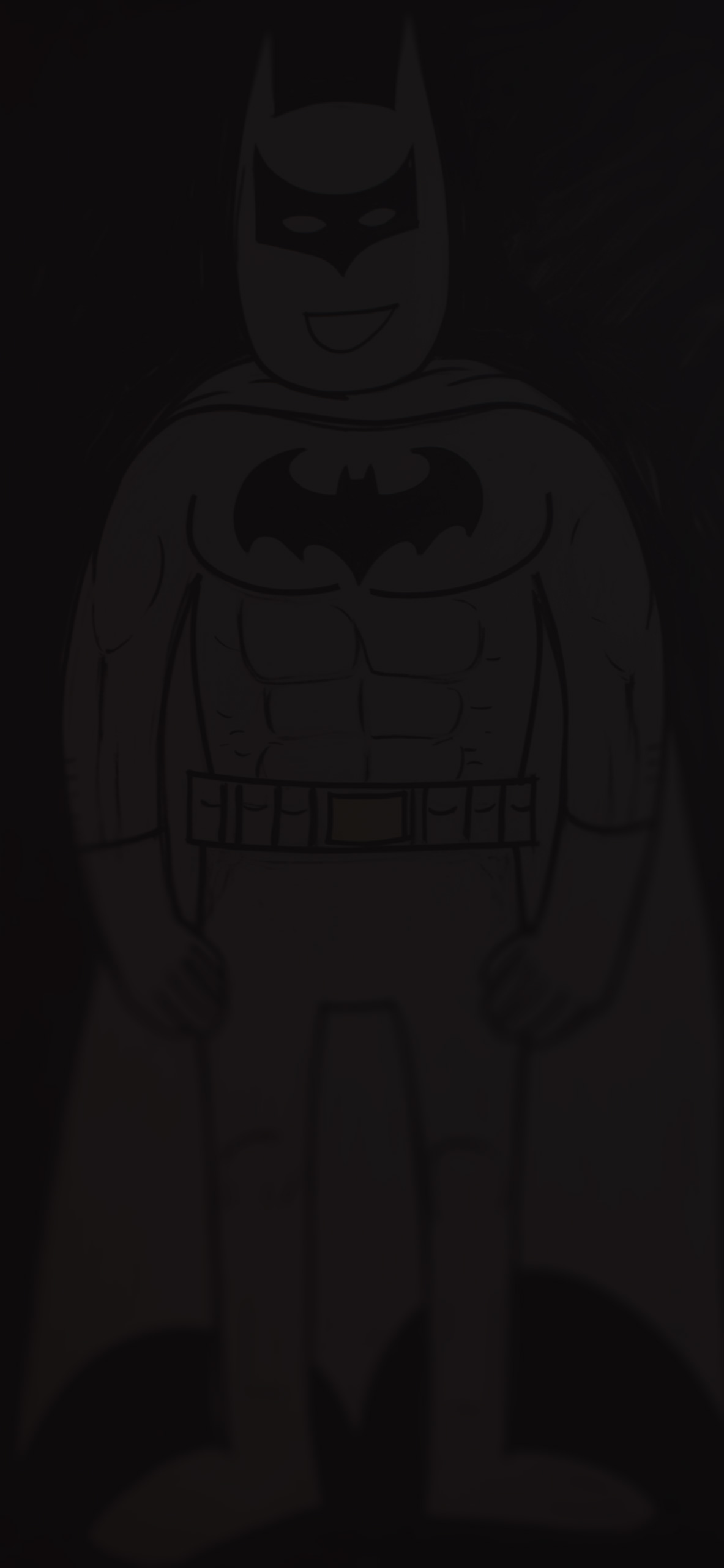 batman children drawing background