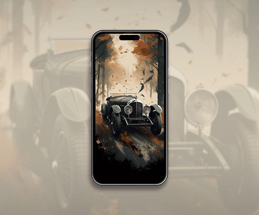 bentley blower in forest wallpapers collection