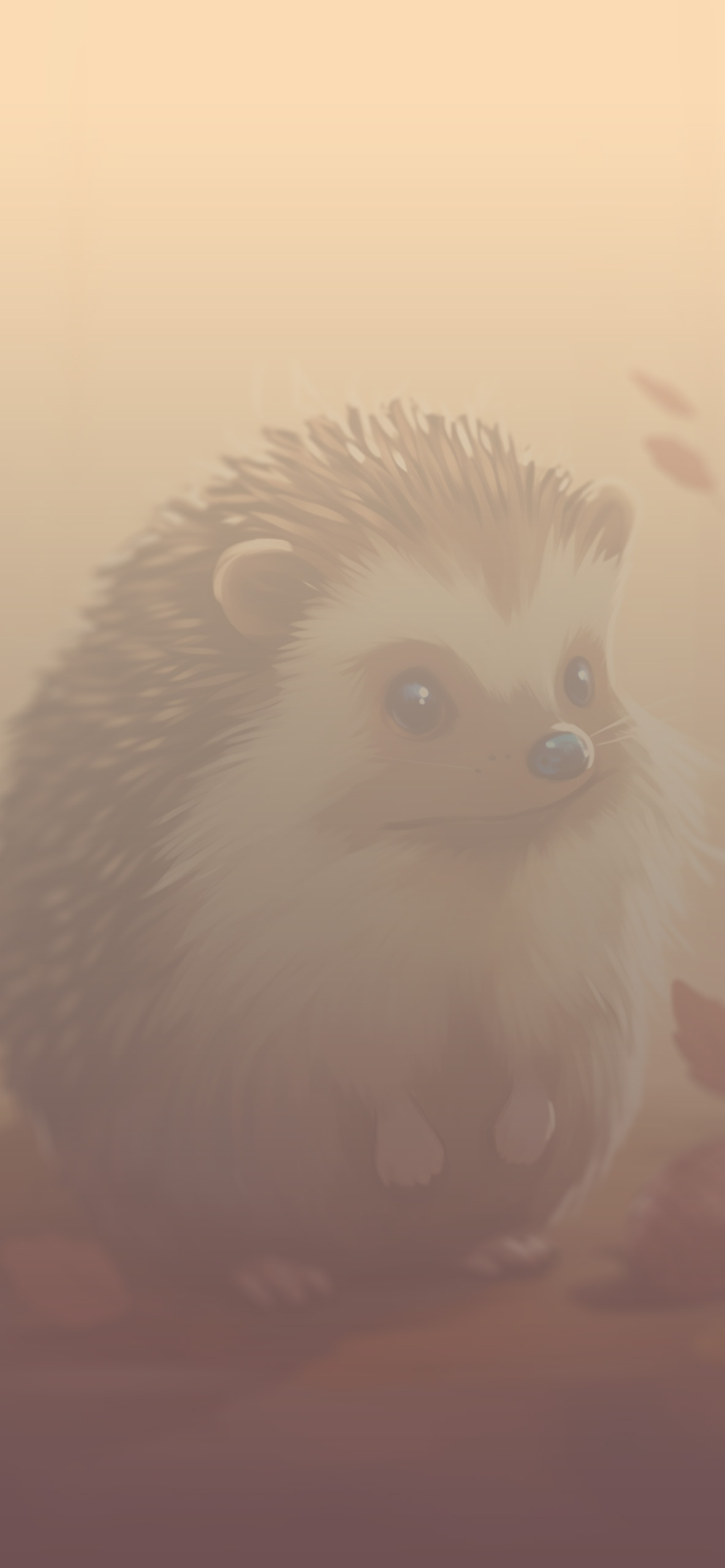 Cute Hedgehog Beige Wallpaper Cute Hedgehog Wallpaper for iPho