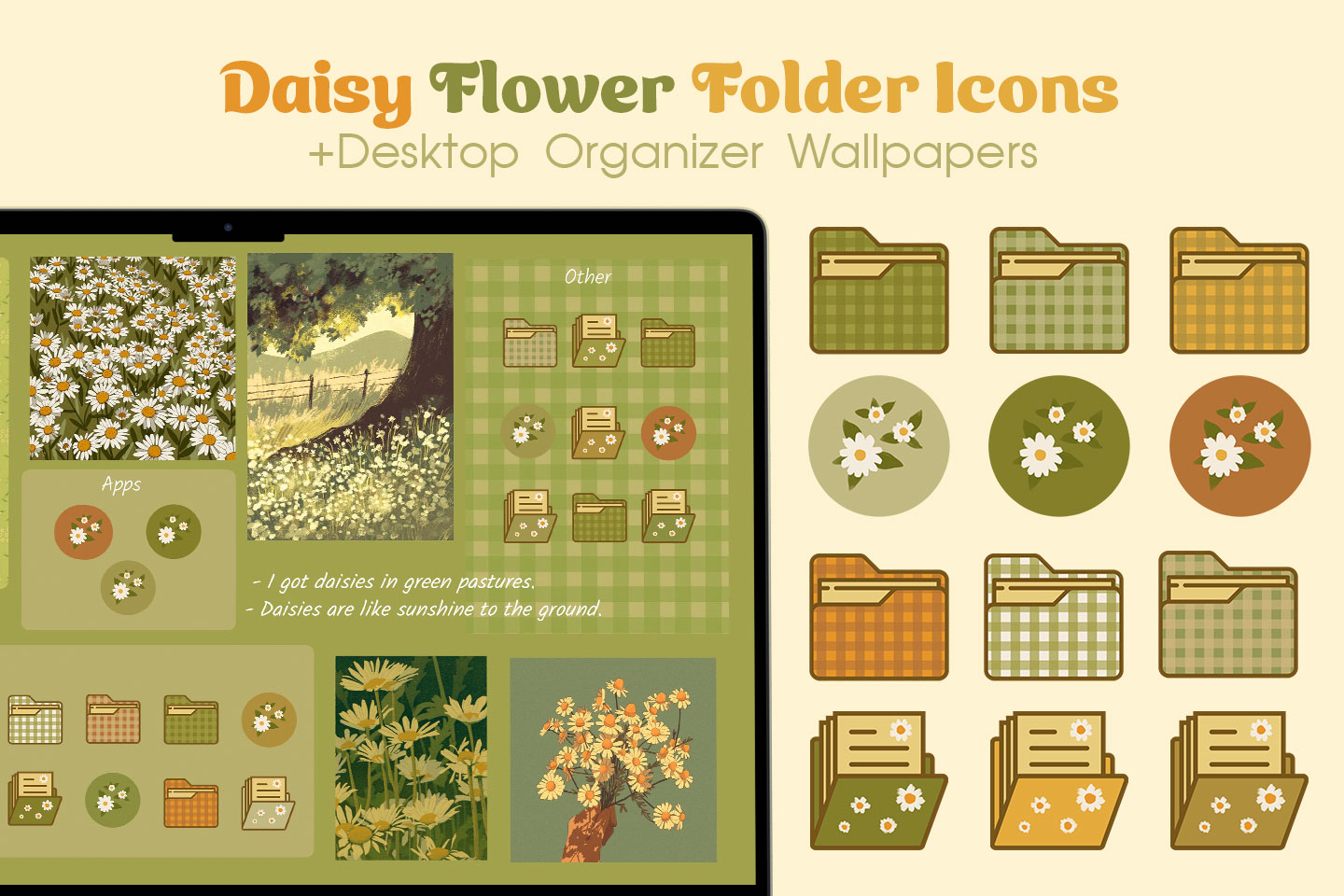 daisy flower older icons pack